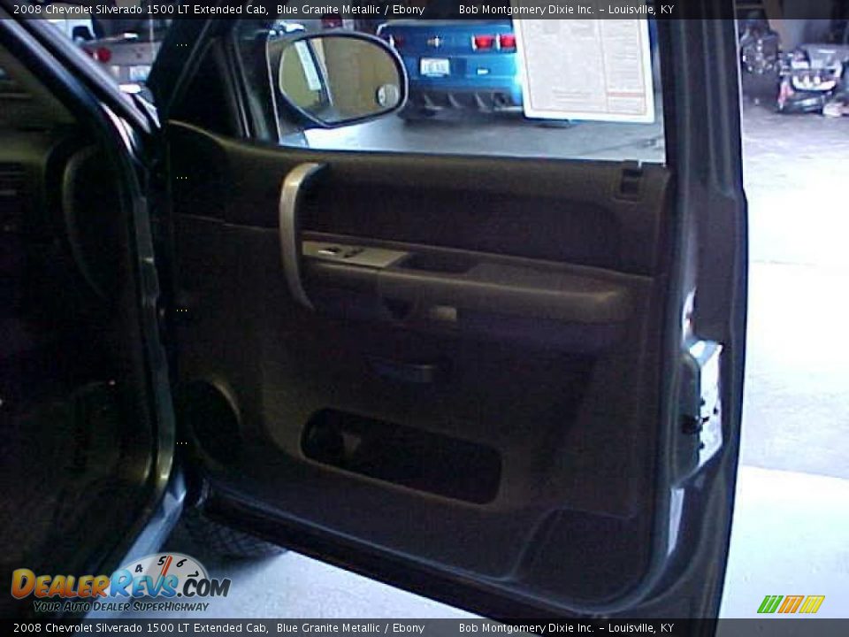 2008 Chevrolet Silverado 1500 LT Extended Cab Blue Granite Metallic / Ebony Photo #7
