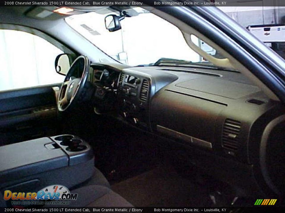 2008 Chevrolet Silverado 1500 LT Extended Cab Blue Granite Metallic / Ebony Photo #8