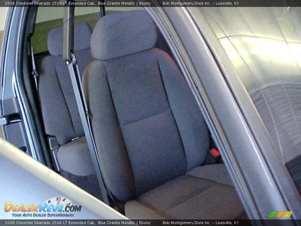 2008 Chevrolet Silverado 1500 LT Extended Cab Blue Granite Metallic / Ebony Photo #9