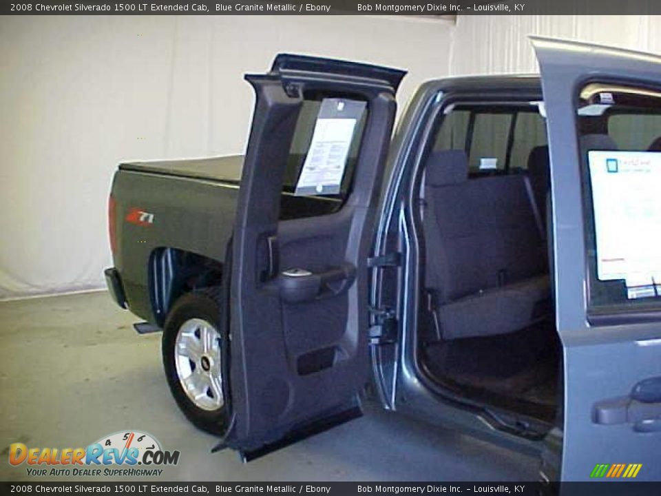 2008 Chevrolet Silverado 1500 LT Extended Cab Blue Granite Metallic / Ebony Photo #10
