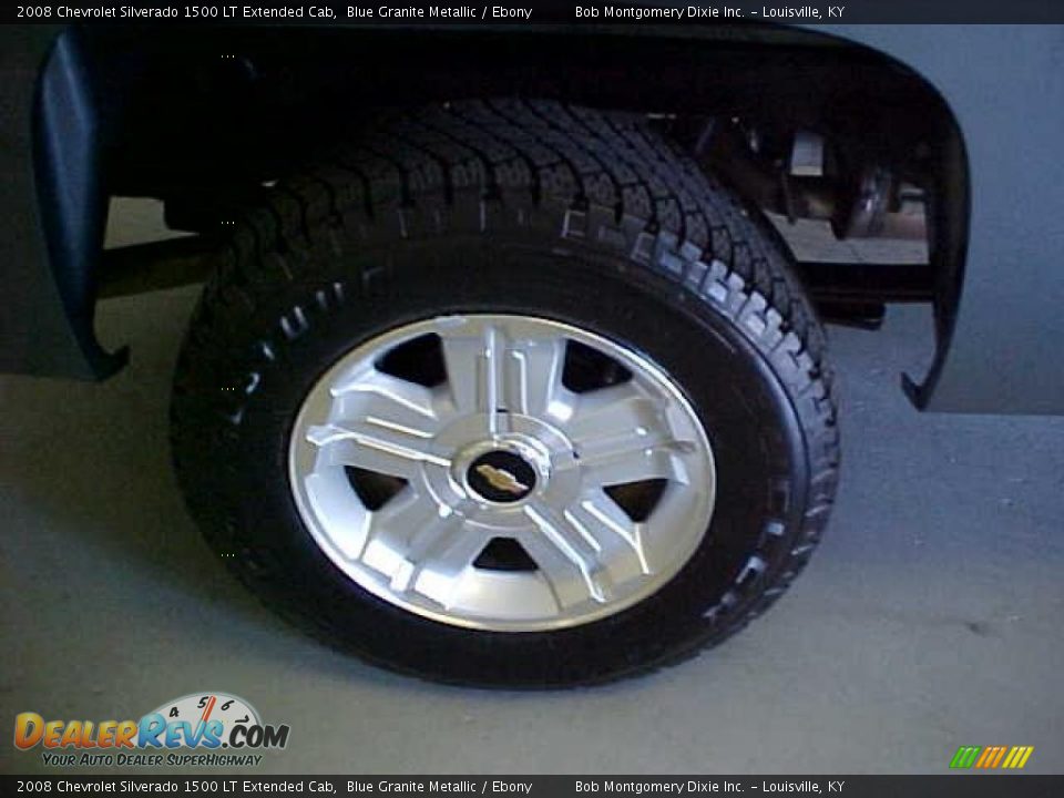 2008 Chevrolet Silverado 1500 LT Extended Cab Blue Granite Metallic / Ebony Photo #12