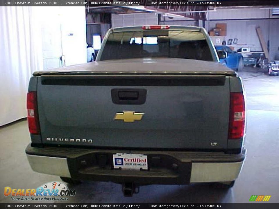 2008 Chevrolet Silverado 1500 LT Extended Cab Blue Granite Metallic / Ebony Photo #13