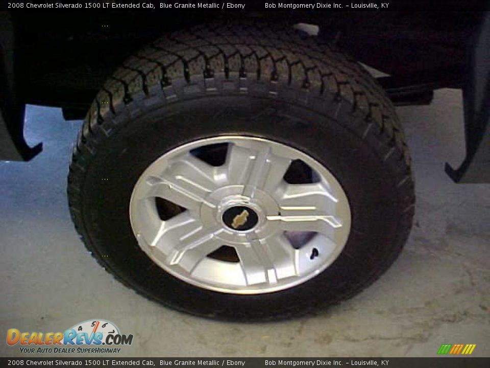 2008 Chevrolet Silverado 1500 LT Extended Cab Blue Granite Metallic / Ebony Photo #14