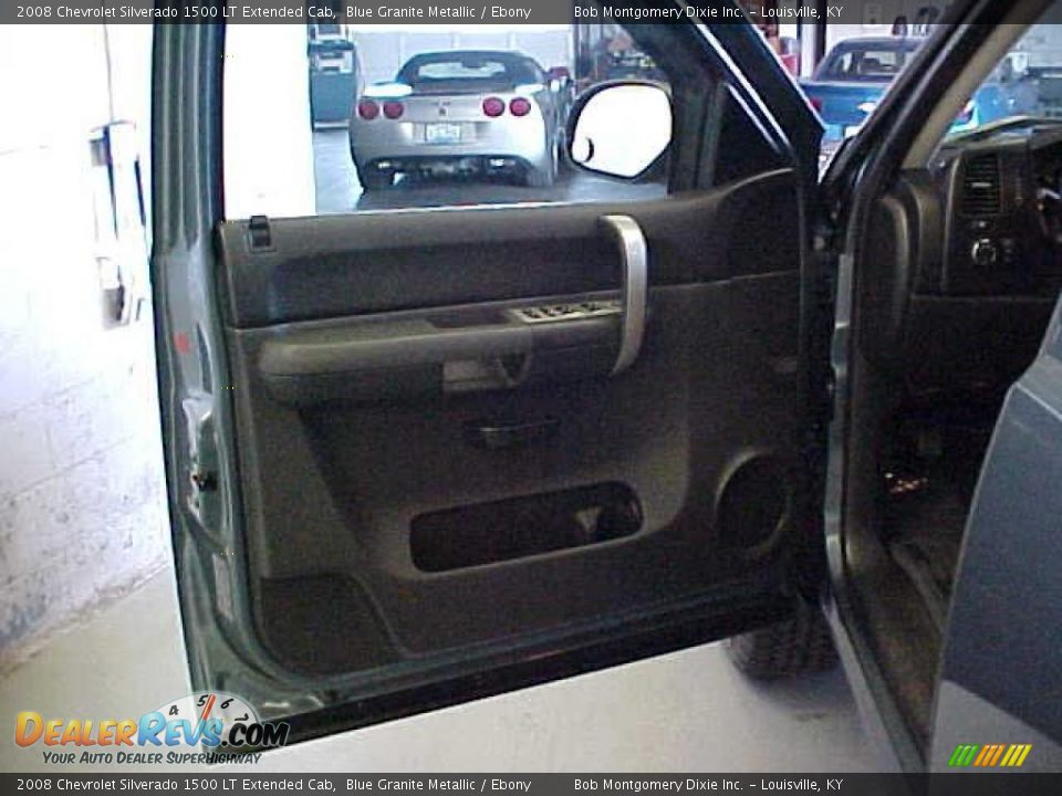 2008 Chevrolet Silverado 1500 LT Extended Cab Blue Granite Metallic / Ebony Photo #17
