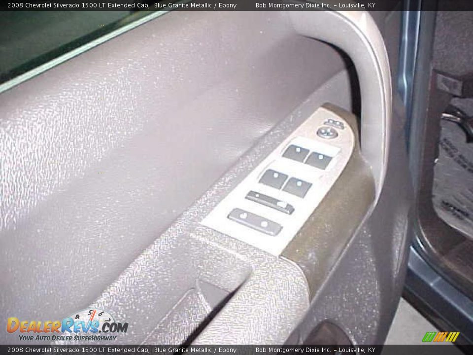 2008 Chevrolet Silverado 1500 LT Extended Cab Blue Granite Metallic / Ebony Photo #18