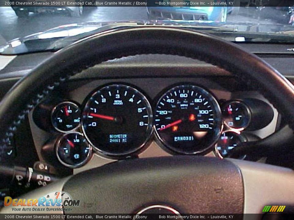 2008 Chevrolet Silverado 1500 LT Extended Cab Blue Granite Metallic / Ebony Photo #20