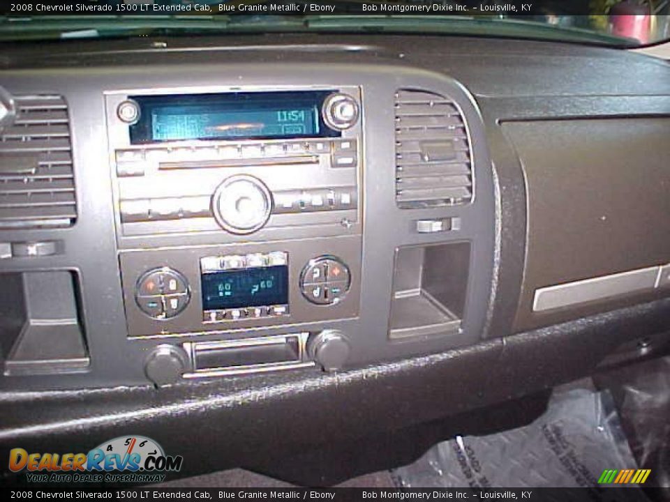 2008 Chevrolet Silverado 1500 LT Extended Cab Blue Granite Metallic / Ebony Photo #22