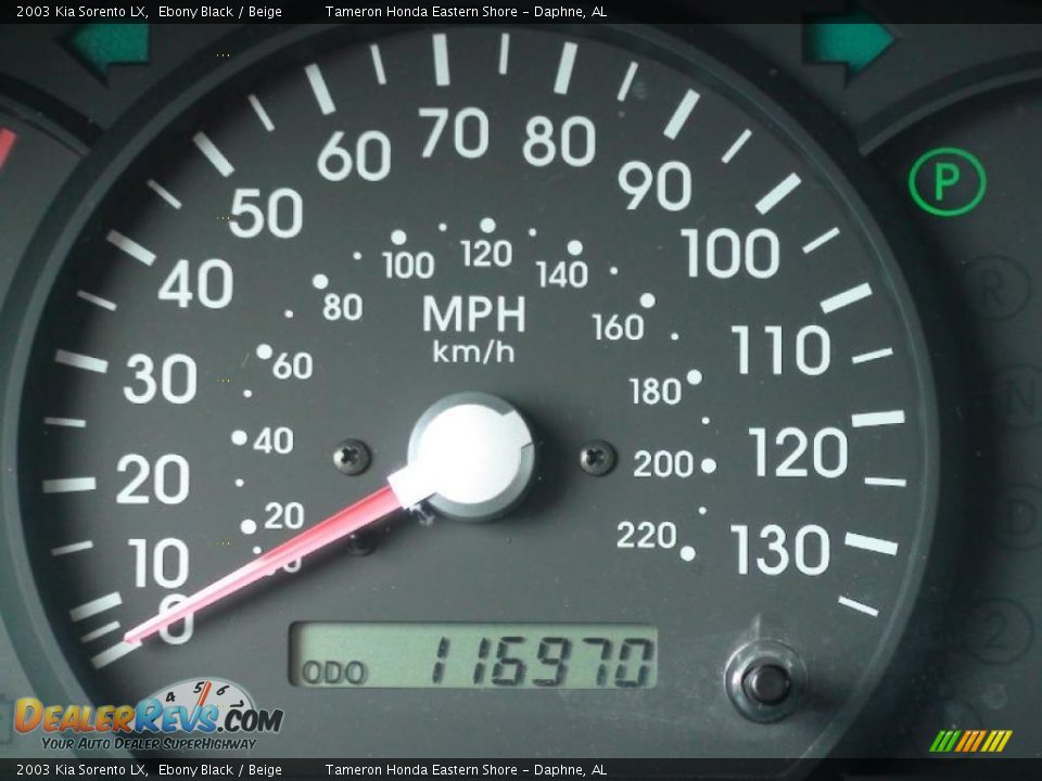 2003 Kia Sorento LX Ebony Black / Beige Photo #29