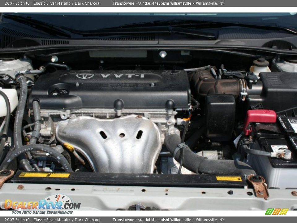2007 Scion tC Classic Silver Metallic / Dark Charcoal Photo #6