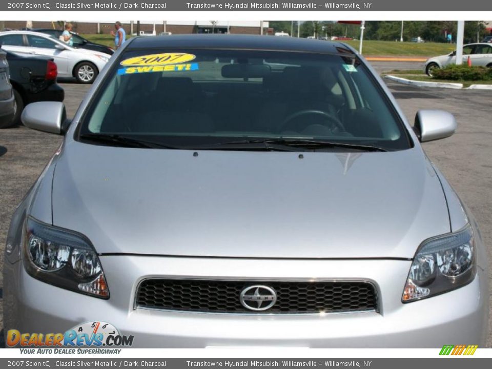 2007 Scion tC Classic Silver Metallic / Dark Charcoal Photo #7