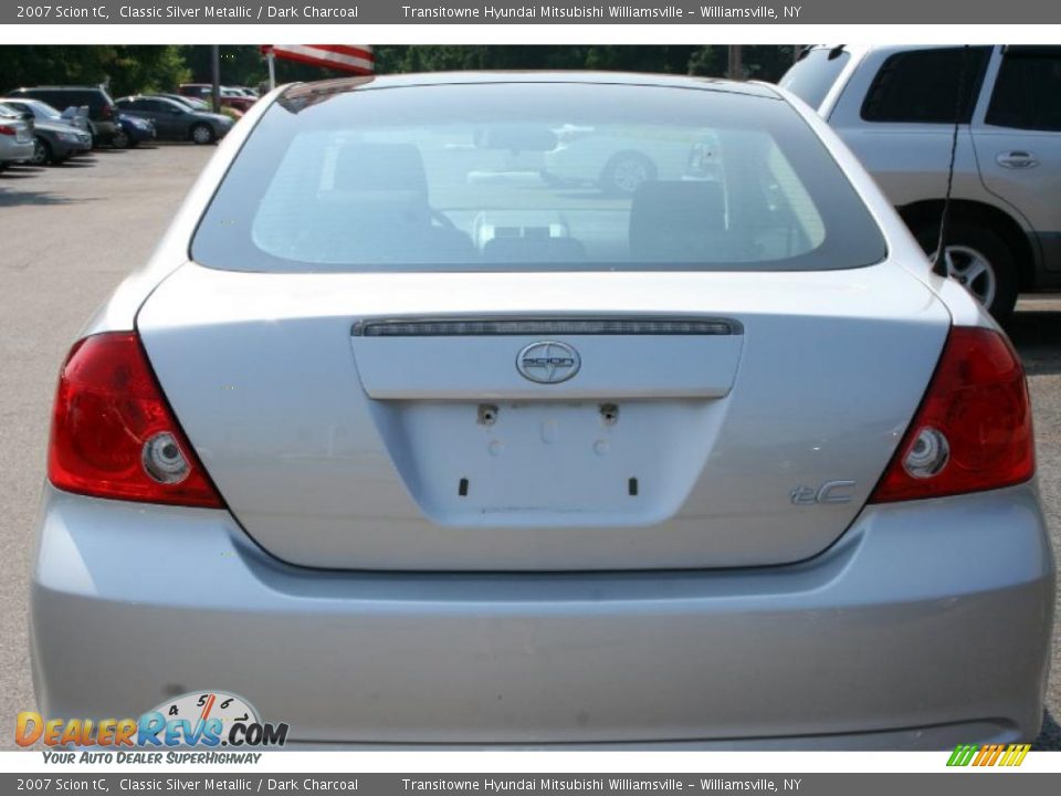 2007 Scion tC Classic Silver Metallic / Dark Charcoal Photo #10