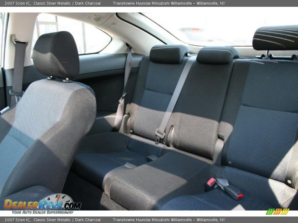 2007 Scion tC Classic Silver Metallic / Dark Charcoal Photo #17