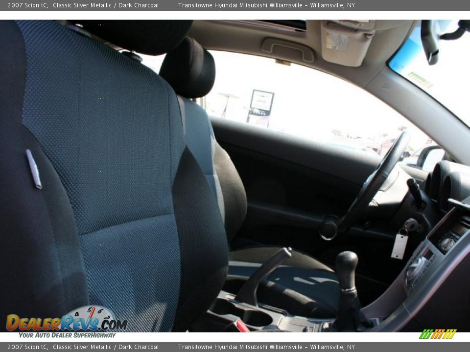 2007 Scion tC Classic Silver Metallic / Dark Charcoal Photo #20