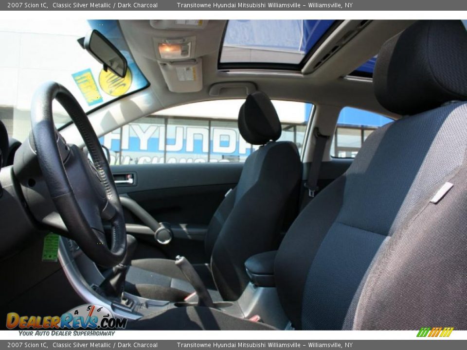 2007 Scion tC Classic Silver Metallic / Dark Charcoal Photo #21