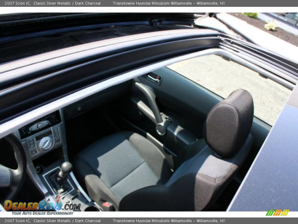 2007 Scion tC Classic Silver Metallic / Dark Charcoal Photo #22
