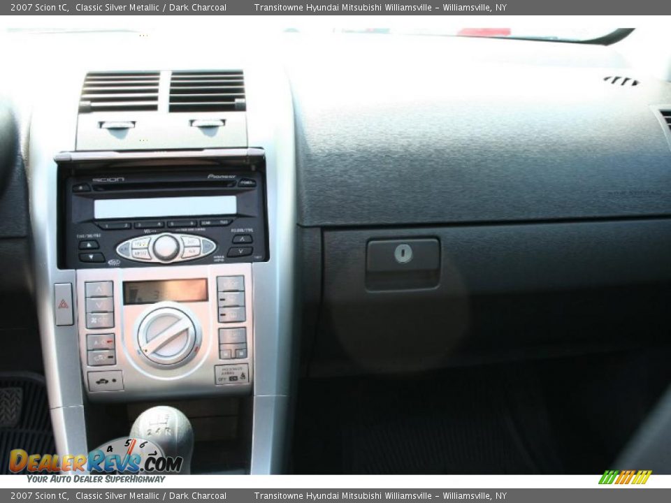 2007 Scion tC Classic Silver Metallic / Dark Charcoal Photo #24