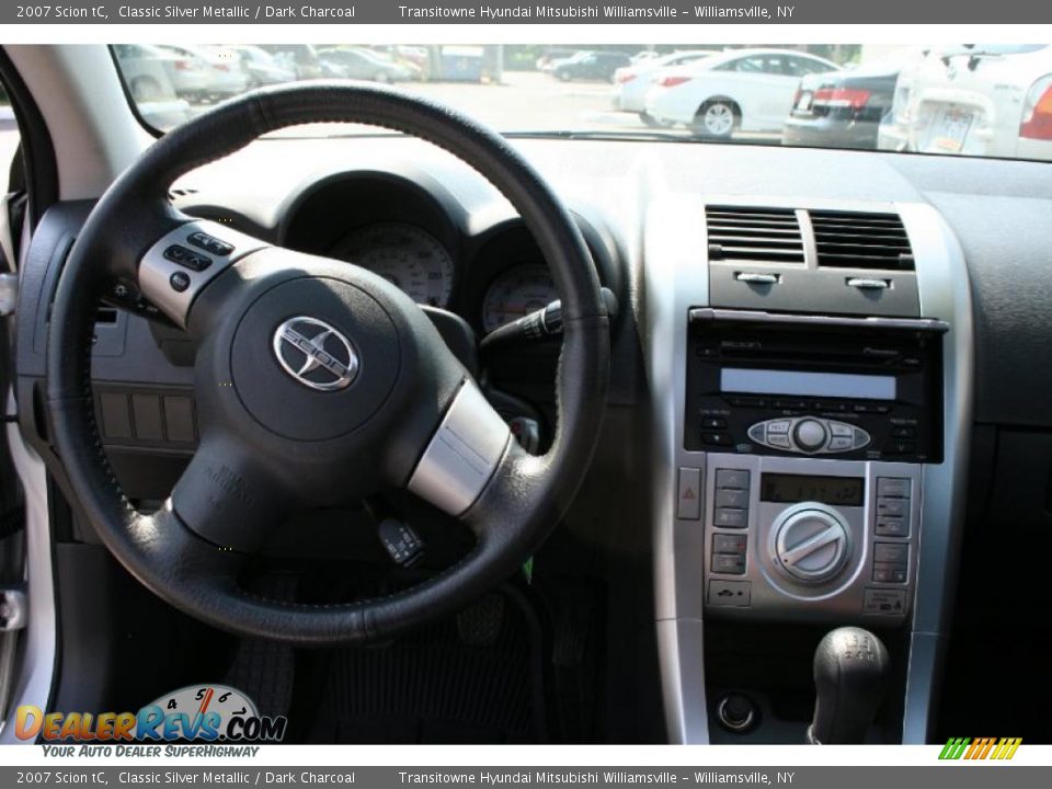 2007 Scion tC Classic Silver Metallic / Dark Charcoal Photo #25