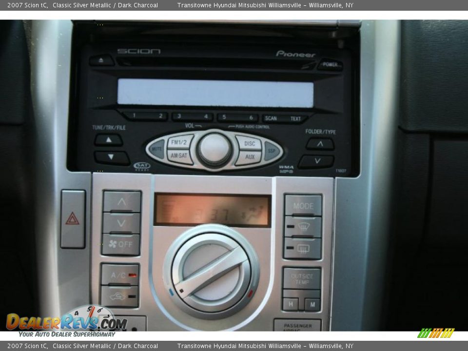 2007 Scion tC Classic Silver Metallic / Dark Charcoal Photo #26