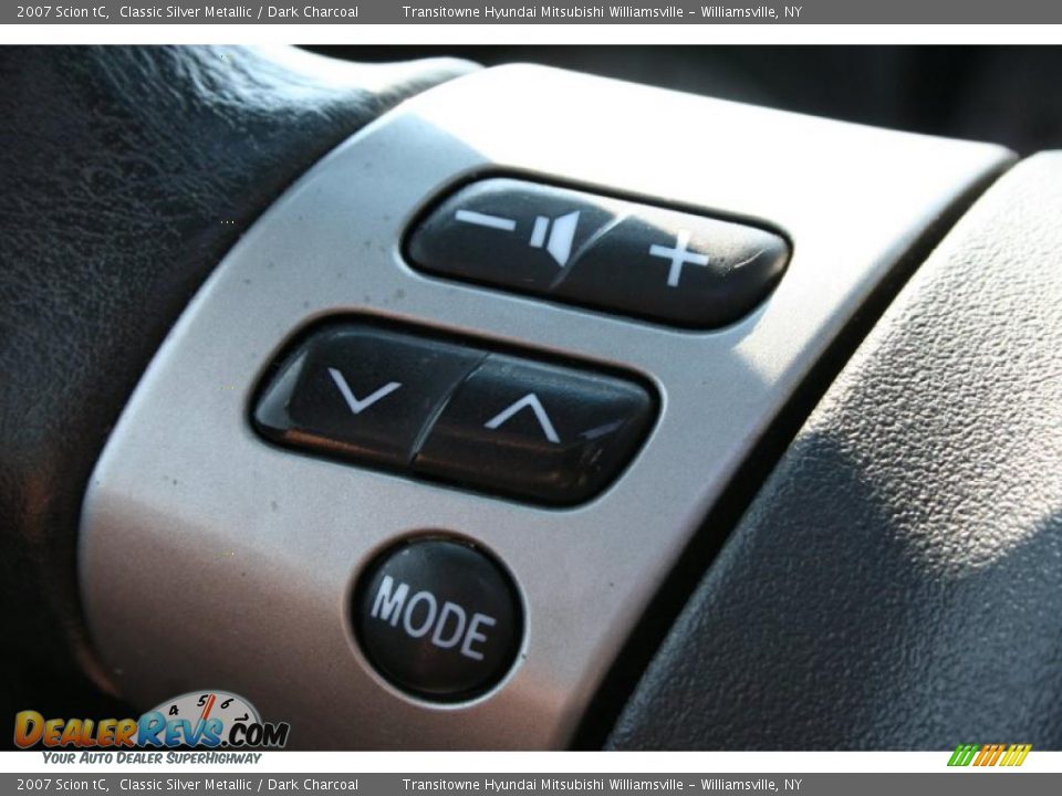 2007 Scion tC Classic Silver Metallic / Dark Charcoal Photo #28