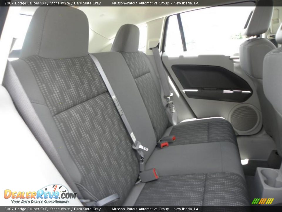 2007 Dodge Caliber SXT Stone White / Dark Slate Gray Photo #11