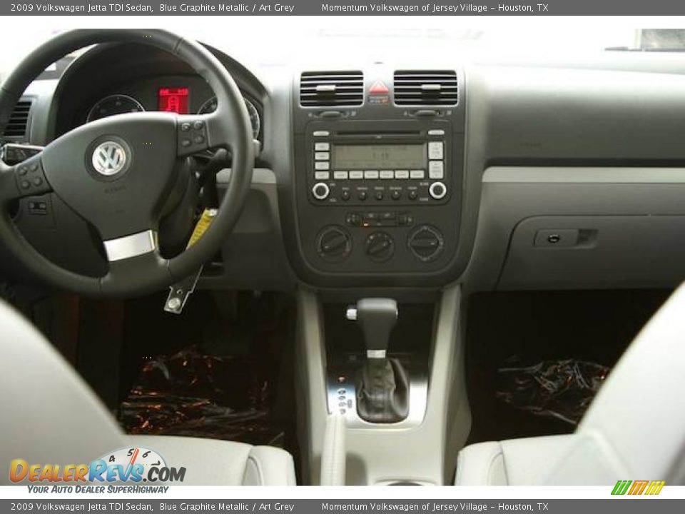 2009 Volkswagen Jetta TDI Sedan Blue Graphite Metallic / Art Grey Photo #6