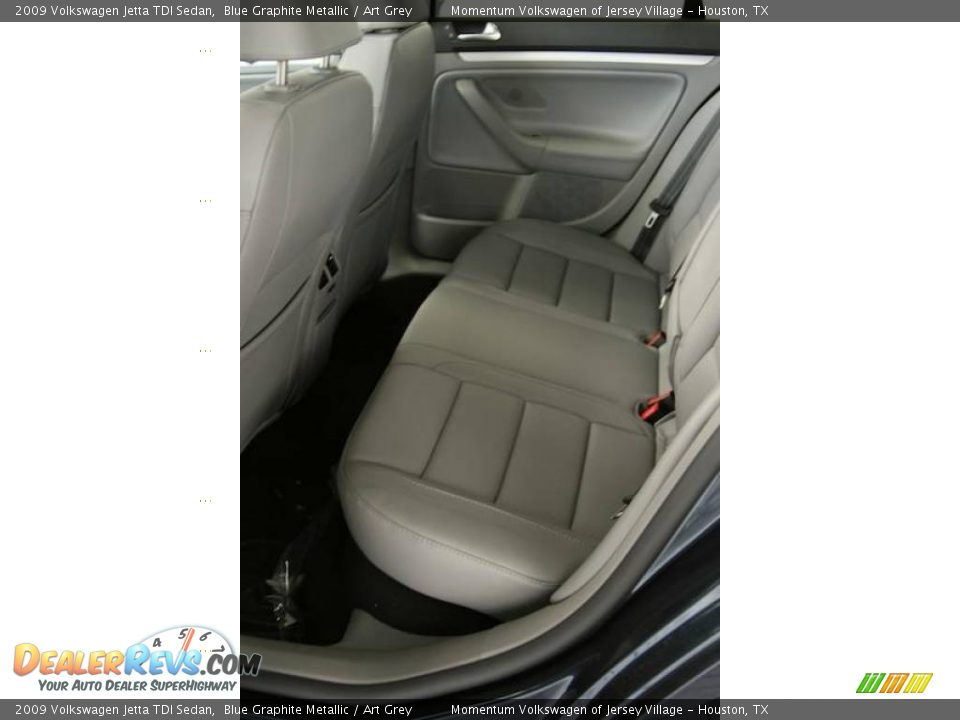 2009 Volkswagen Jetta TDI Sedan Blue Graphite Metallic / Art Grey Photo #11