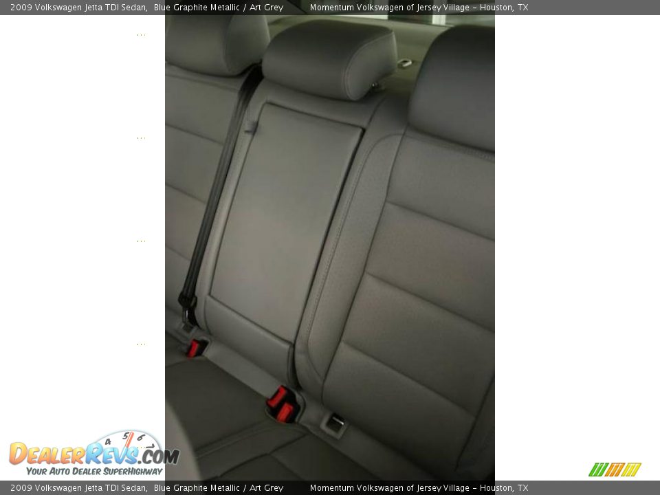 2009 Volkswagen Jetta TDI Sedan Blue Graphite Metallic / Art Grey Photo #17