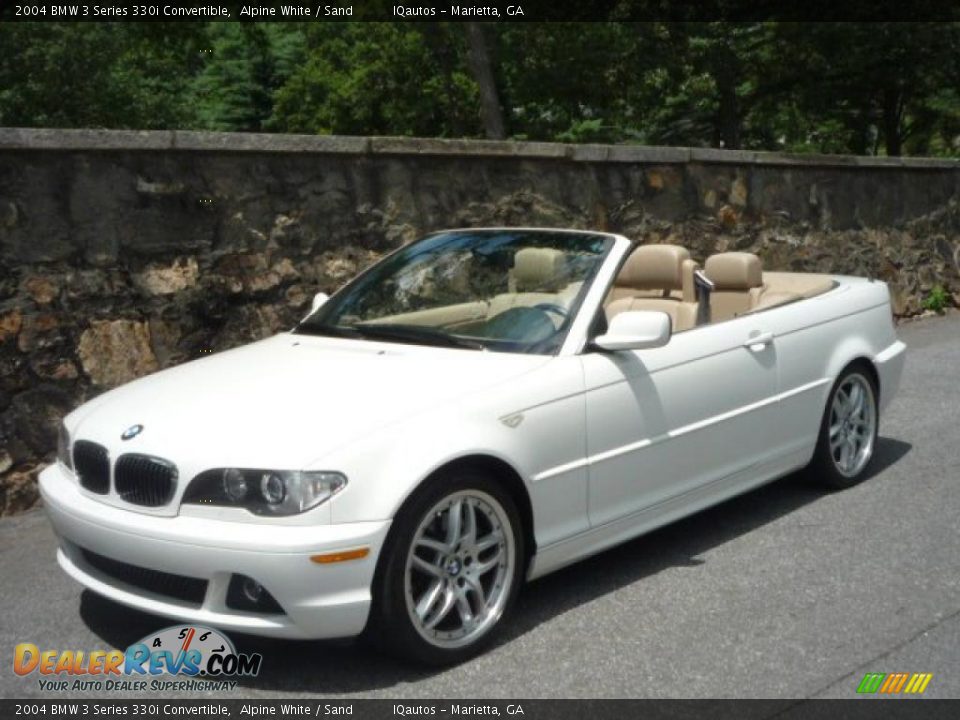 2004 BMW 3 Series 330i Convertible Alpine White / Sand Photo #1