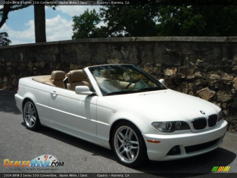 2004 BMW 3 Series 330i Convertible Alpine White / Sand Photo #2
