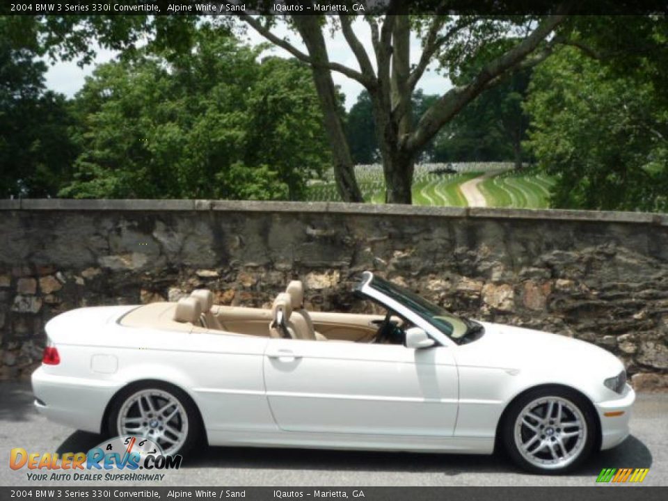 2004 BMW 3 Series 330i Convertible Alpine White / Sand Photo #3