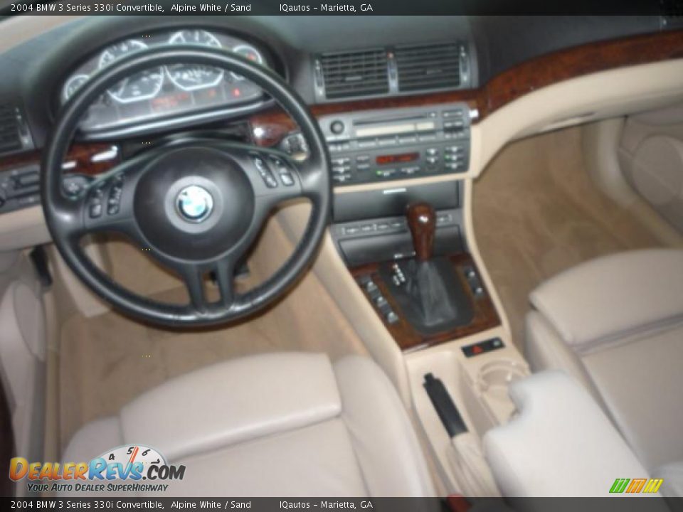 2004 BMW 3 Series 330i Convertible Alpine White / Sand Photo #5