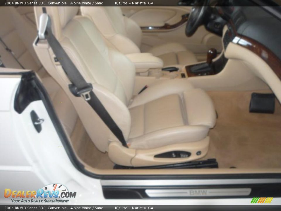 2004 BMW 3 Series 330i Convertible Alpine White / Sand Photo #7