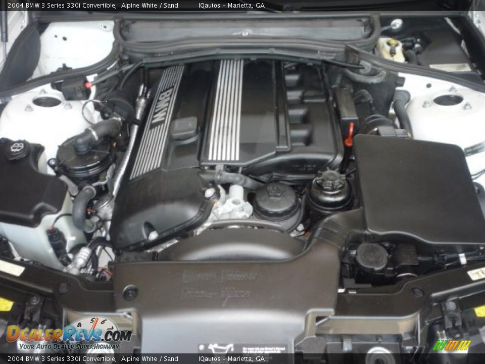 2004 BMW 3 Series 330i Convertible Alpine White / Sand Photo #9