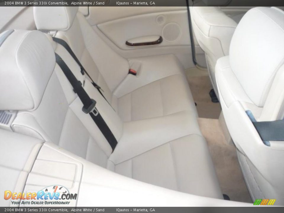 2004 BMW 3 Series 330i Convertible Alpine White / Sand Photo #15