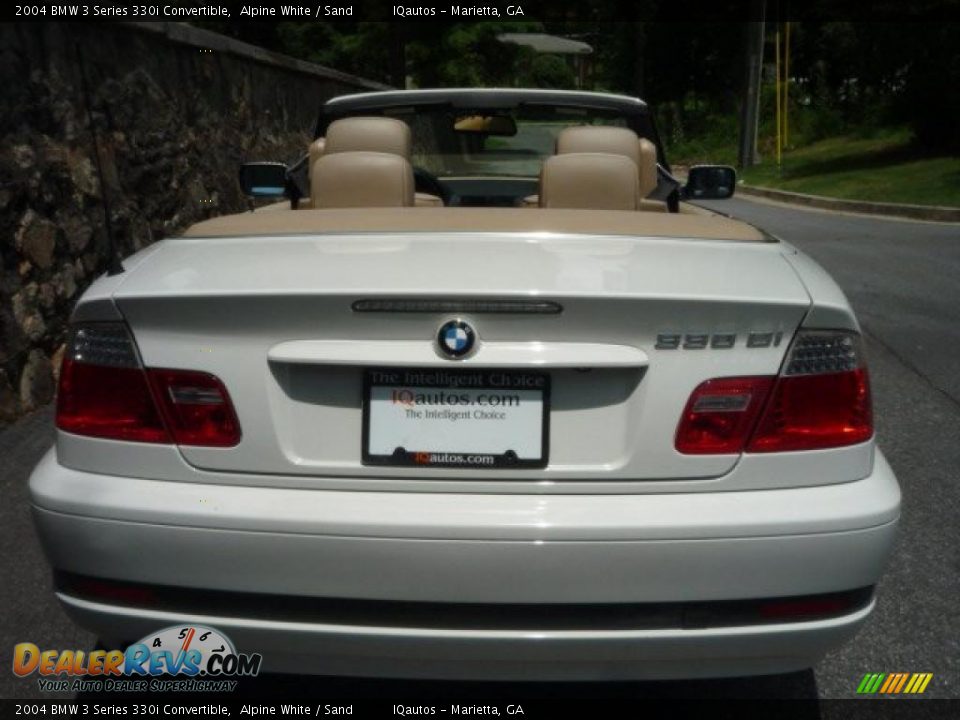 2004 BMW 3 Series 330i Convertible Alpine White / Sand Photo #20
