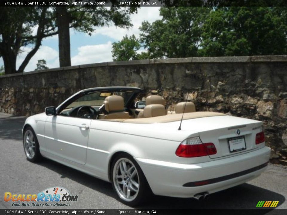 2004 BMW 3 Series 330i Convertible Alpine White / Sand Photo #23