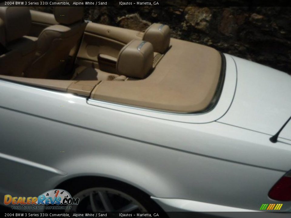 2004 BMW 3 Series 330i Convertible Alpine White / Sand Photo #27