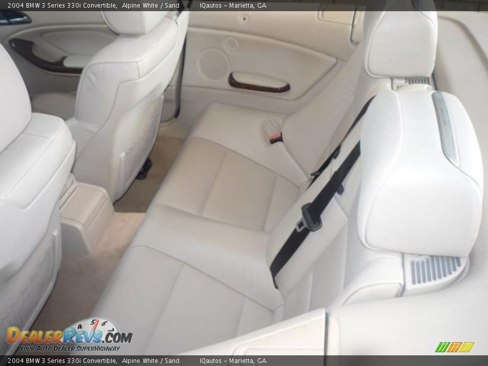 2004 BMW 3 Series 330i Convertible Alpine White / Sand Photo #28