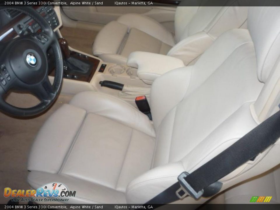 2004 BMW 3 Series 330i Convertible Alpine White / Sand Photo #29