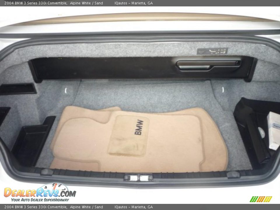 2004 BMW 3 Series 330i Convertible Alpine White / Sand Photo #30