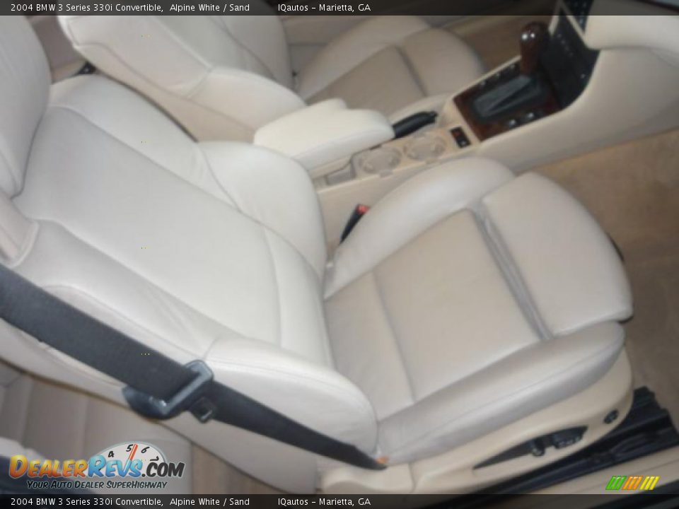 2004 BMW 3 Series 330i Convertible Alpine White / Sand Photo #31