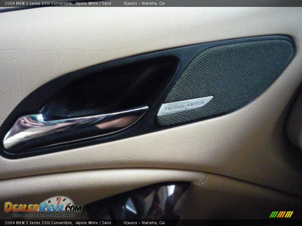 2004 BMW 3 Series 330i Convertible Alpine White / Sand Photo #34