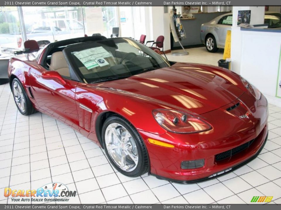 2011 Chevrolet Corvette Grand Sport Coupe Crystal Red Tintcoat Metallic / Cashmere Photo #3