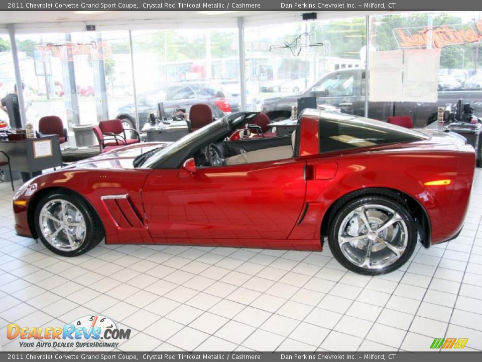 2011 Chevrolet Corvette Grand Sport Coupe Crystal Red Tintcoat Metallic / Cashmere Photo #4