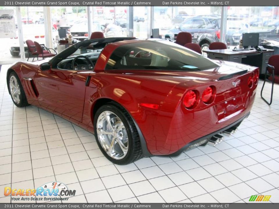 2011 Chevrolet Corvette Grand Sport Coupe Crystal Red Tintcoat Metallic / Cashmere Photo #5