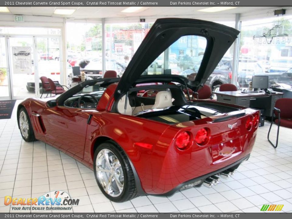 2011 Chevrolet Corvette Grand Sport Coupe Crystal Red Tintcoat Metallic / Cashmere Photo #6