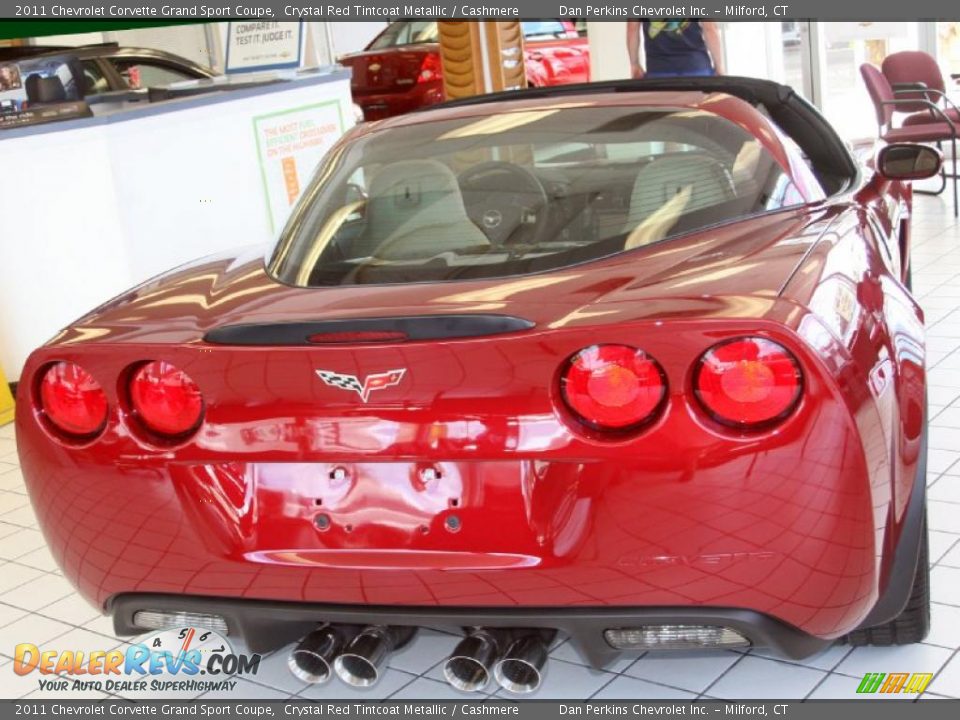 2011 Chevrolet Corvette Grand Sport Coupe Crystal Red Tintcoat Metallic / Cashmere Photo #7