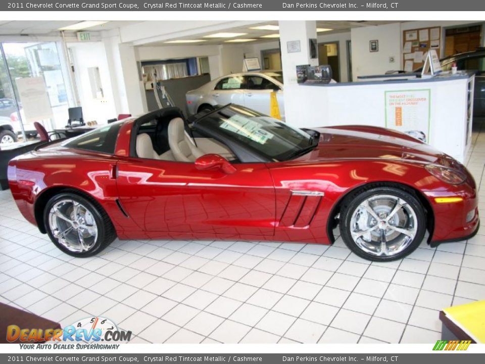 2011 Chevrolet Corvette Grand Sport Coupe Crystal Red Tintcoat Metallic / Cashmere Photo #9