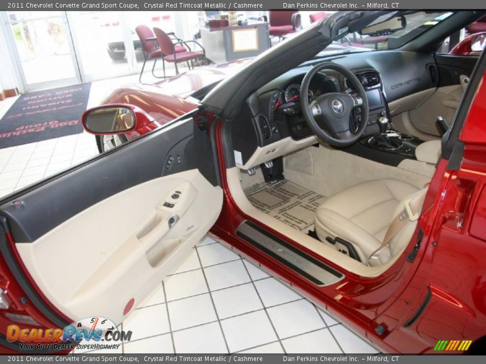 2011 Chevrolet Corvette Grand Sport Coupe Crystal Red Tintcoat Metallic / Cashmere Photo #10