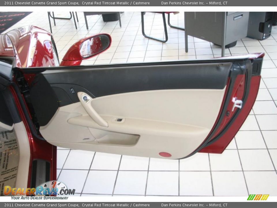 2011 Chevrolet Corvette Grand Sport Coupe Crystal Red Tintcoat Metallic / Cashmere Photo #13